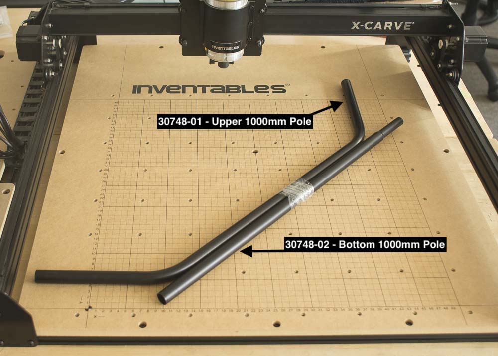 Dust System Hose Mounting Poles