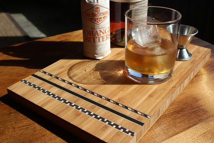 Walnut and Maple Striped Wood Inlay