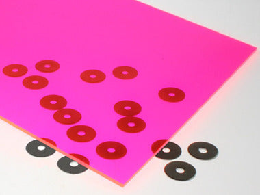 2mm W-091 Fluorescent Light Pink Acrylic Sheet 