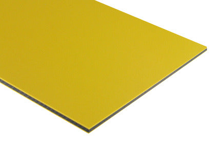 EcoCut: High-Density Polyethylene (HDPE) Yellow Plastic Block 2" X