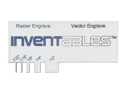 White on Blue Laserable Acrylic Sheet – Inventables, Inc.