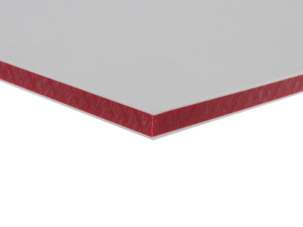 Two-Color HDPE - White on Red