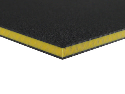 Two-Color HDPE - Black on Yellow
