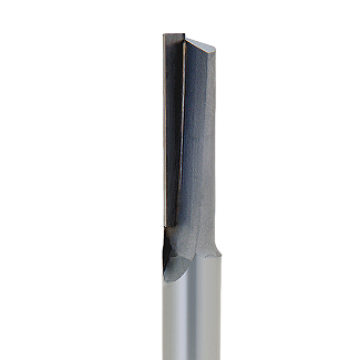 Carbide Tip Straight Single Flute - 1/4 in Cutting x 1/4 in Shank
