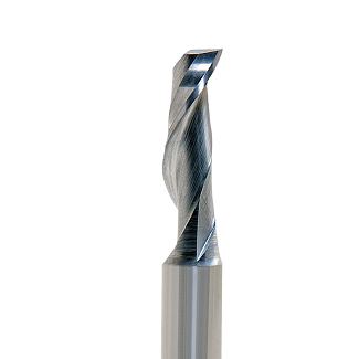 Carbide Tip Upcut Single Flute - 1/4 in Cutting x 1/4 in Shank