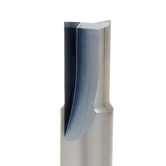 Carbide Tip Straight 2 Flute - 1/4 in Cutting x 1/4 in Shank