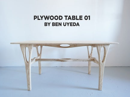 Plywood Table 01 by Ben Uyeda