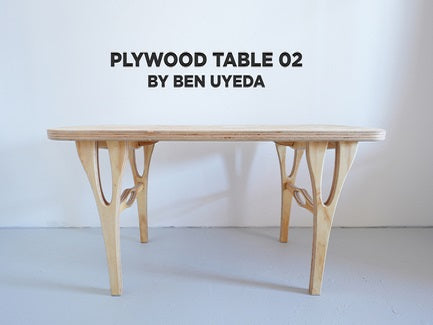 Plywood Table 02 by Ben Uyeda