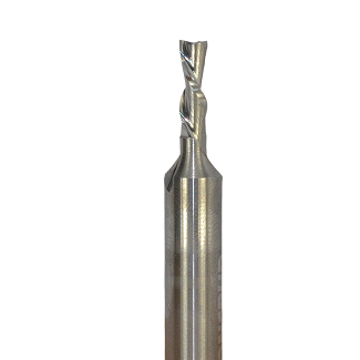 Carbide Tip Downcut 2 Flute - 1/8 in Cutting x 1/4 in Shank