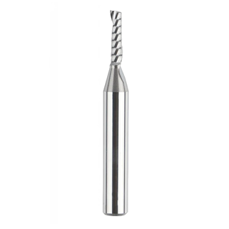 Solid Carbide Upcut O Flute - 1/8 in Cutting x 1/4 in Shank