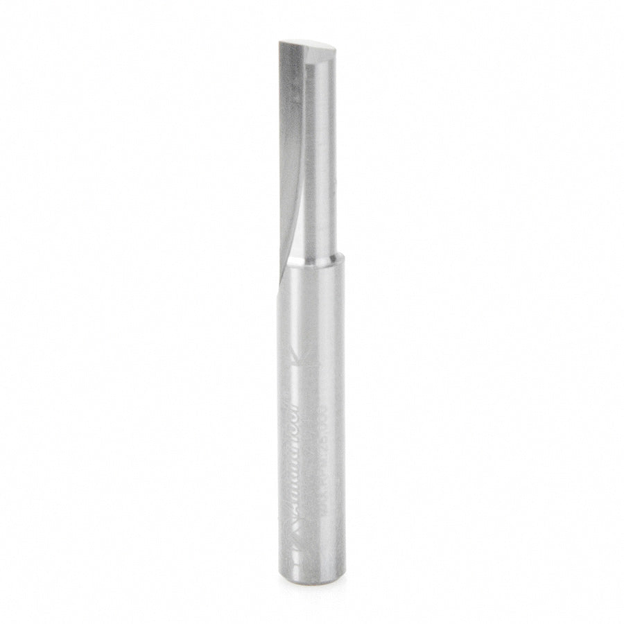 Solid Carbide Straight Single Flute - 1/4 in Cutting x 1/4 in Shank