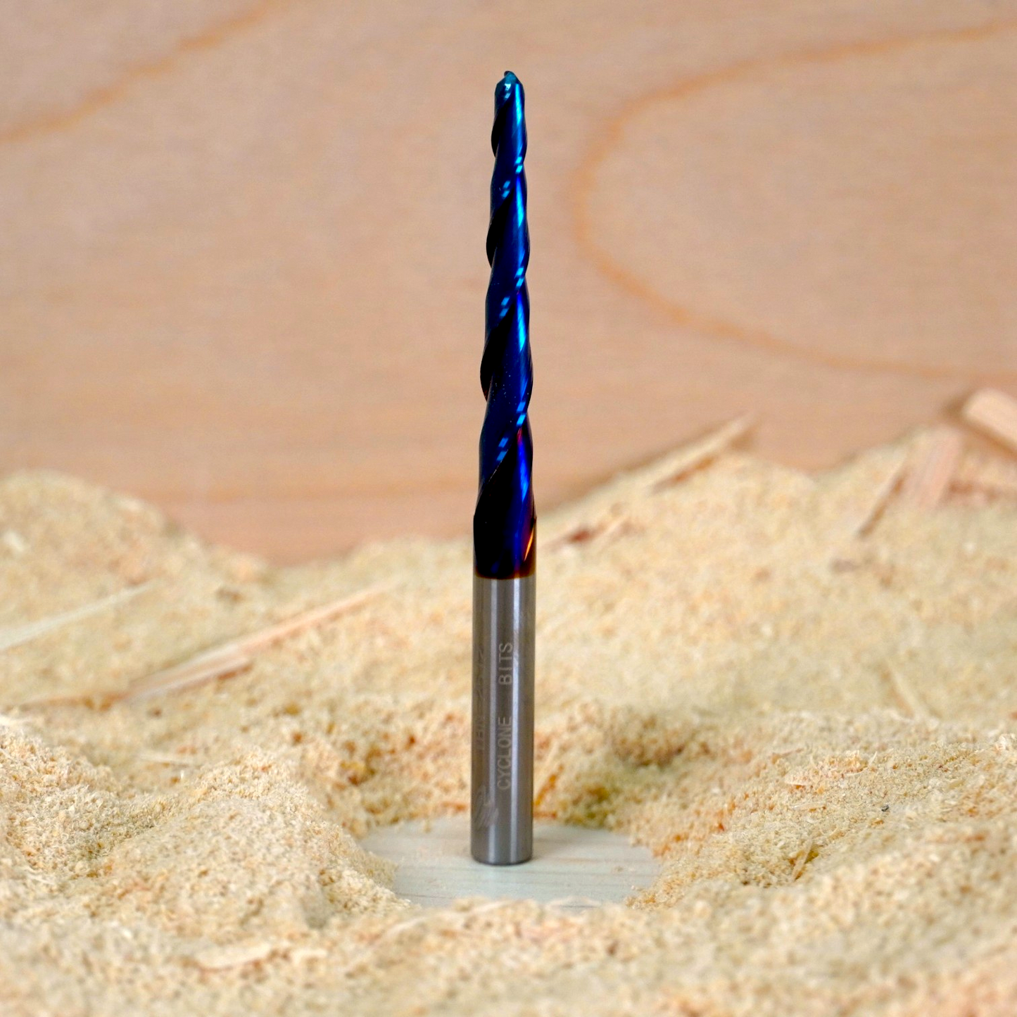 1/8" CNC Tapered Ball Nose Bit – 1/4" Shank