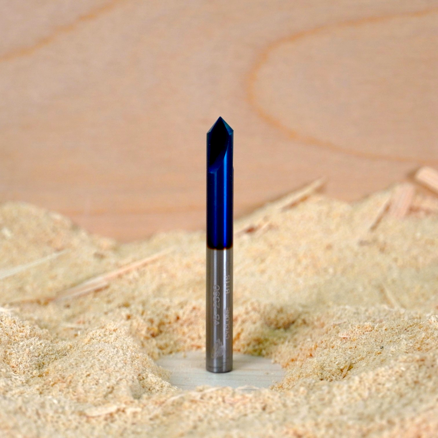 90° CNC V-Bit – 1/4" Shank
