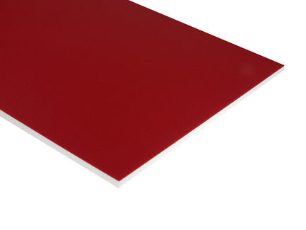 Two-Color HDPE - Red on White