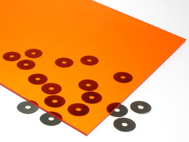 Transparent Orange Acrylic Sheet