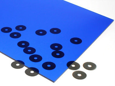 Transparent Dark Blue Acrylic Sheet
