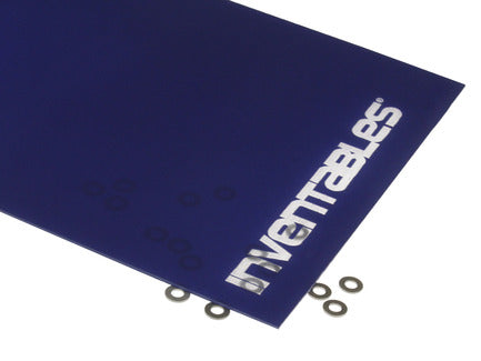 Navy Blue and Clear Reverse Laserable Acrylic Sheet