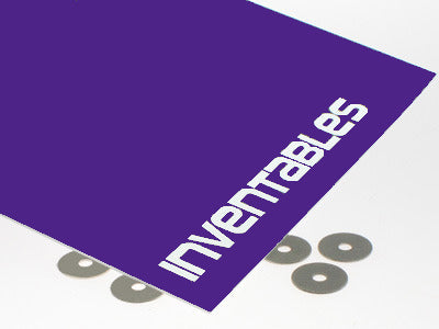 Purple on White Laserable Acrylic Sheet