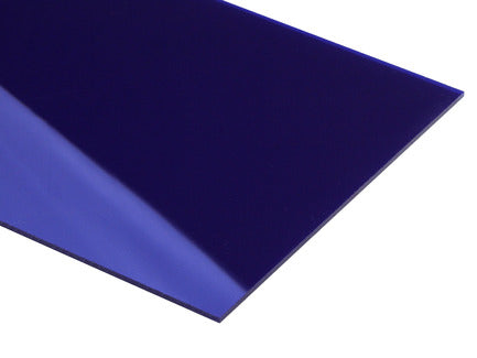 Dark Blue Mirrored Acrylic Sheet